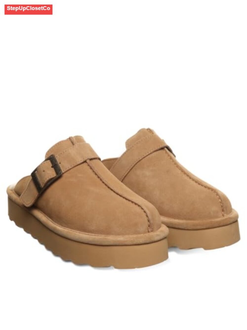 BEARPAW Moxie Platform Lo Slipper - Wool Blend Lining, Blown Rubber Outsole, - Picture 5 of 5